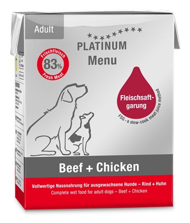 Platinum MENU Beef+Chicken 375 g