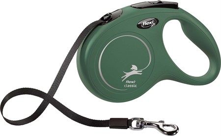 flexi New CLASSIC, M: 5 m band, olivgrön