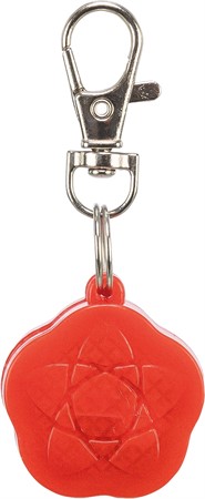 Flasher för katter och små hundar, röd 2,5 cm