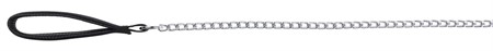 (BV)Kättingkoppel med nylonhandtag, 1.00 m/3.0 mm, svart