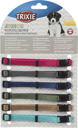 Junior Valphalsband 6-p M/L, 10/22-35 färgmix 2