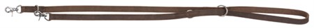 (BV)Rustic råläder, multikoppel,M-L: 2.00 m/20 mm, mörkbrun