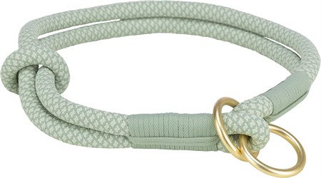 (BV)Soft rep halvstryp, XS: 25 cm/ø 6 mm, sage/mint
