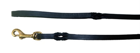 Koppel råläder Mässing 6/180 Svart