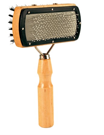 Karda, trä, dubbelsidig 10×18 cm