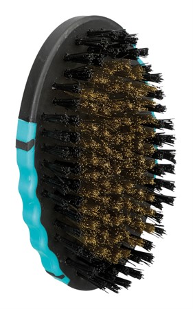 Borste, oval, plast/mässingborst 7×12 cm