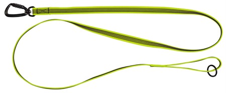 SAFE Koppel, gummerad, 1.80 m/13 mm, limegrön