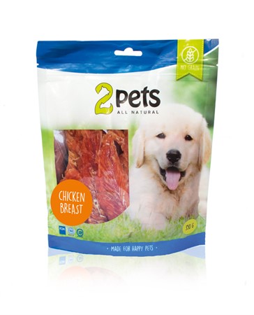 2pets Dogsnack Chicken Breast, 350 g
