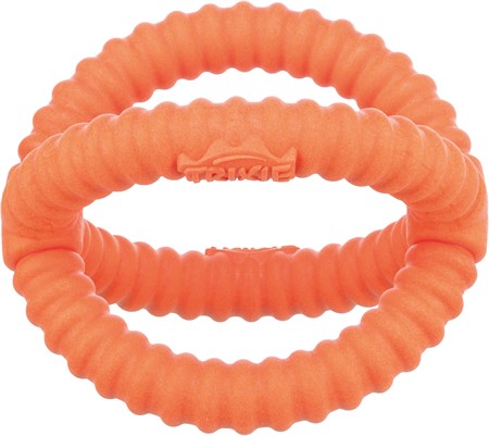 Aqua Toy tugger, TPR-foam flytande, ø 14 cm, orange