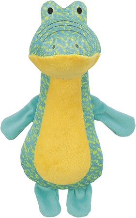 Alligator, tyg, 29 cm, grön