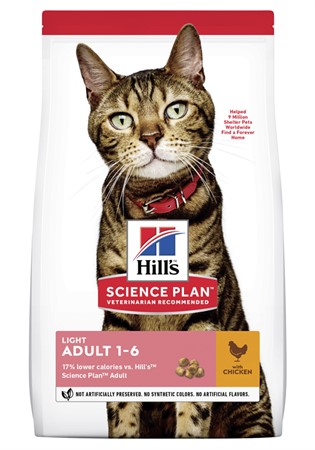 Hills Feline Adult Light Chicken 3kg