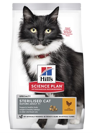 Hills Feline Mature Sterilised Chicken 1.5kg