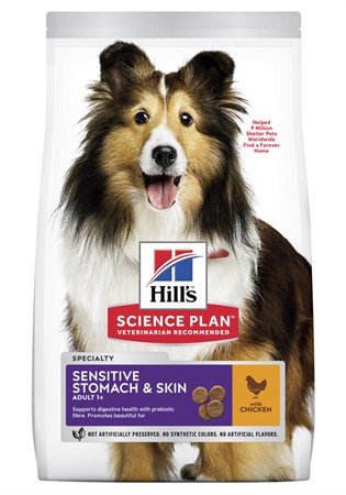 Hills Canine Adult Sen.Stomach&Skin MED Chicken 2.5kg