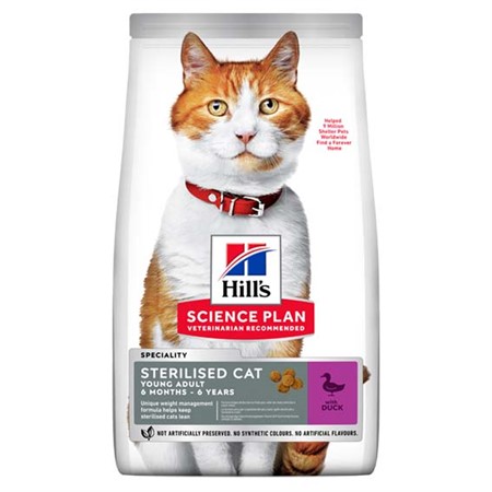 Hills Feline Adult Sterilised Duck 3kg