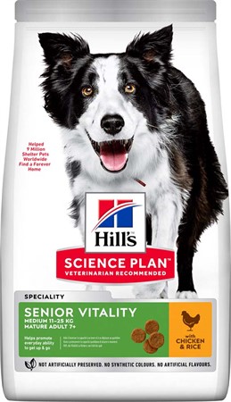 Hills Canine Senior Vitality MED Chicken 14kg