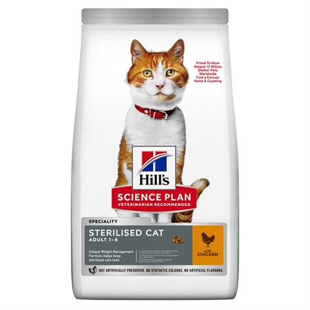 Hills Feline Adult Sterilised Chicken 1.5kg