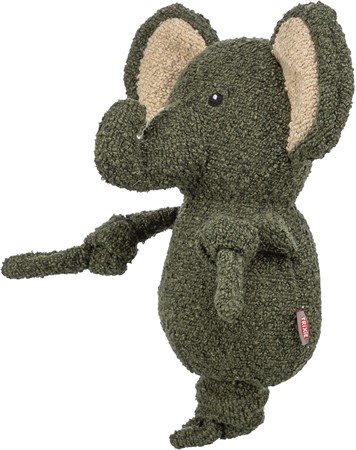 Elefant, plysch, återvunnen, 30 cm