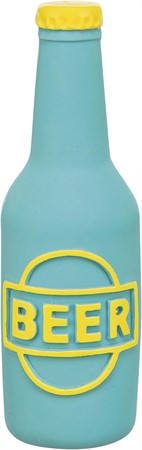 Ölflaska, latex, 12,5 cm, blå
