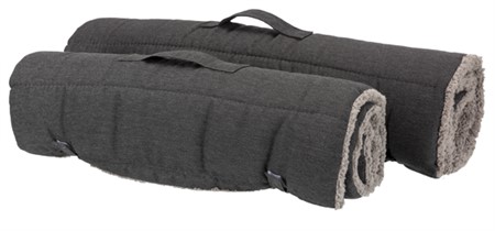 Bendson filt, 100 × 65 cm, mörkgrå/ljusgrå