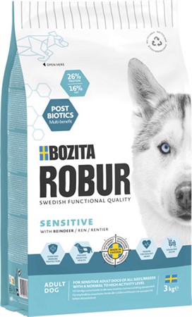 Bozita Robur Adult Sens. Reindeer 3kg