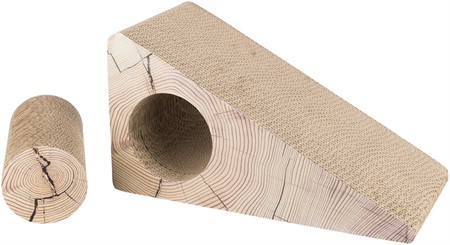 Klösbräda ramp, 2 delar, wellpapp, Catnip, 44 x 23 x21 cm