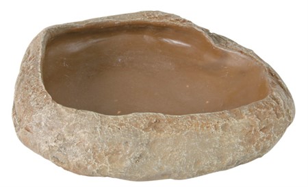 Vattenskål/matskål reptil, 19 × 5 × 16 cm