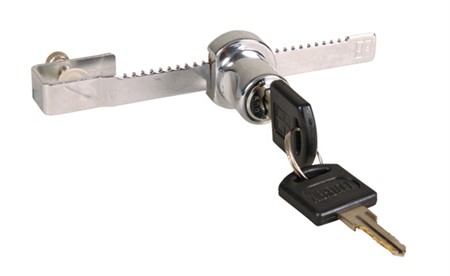 Terrarielås för gliddörr, med nycklar