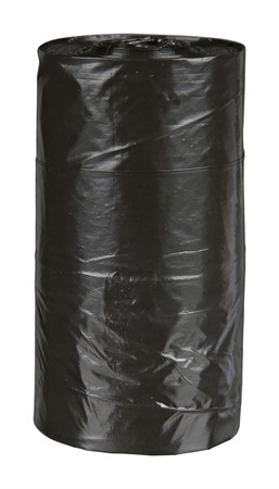 JP, Bajspåsar, 4 rullar med 20 påsar, svart