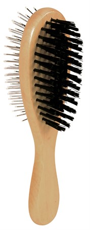 JP, Borste, dubbelsidig, trä/nylon, 6 × 21 cm