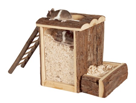 NL lek- och sovtorn, mus, 20,5x16x20 cm