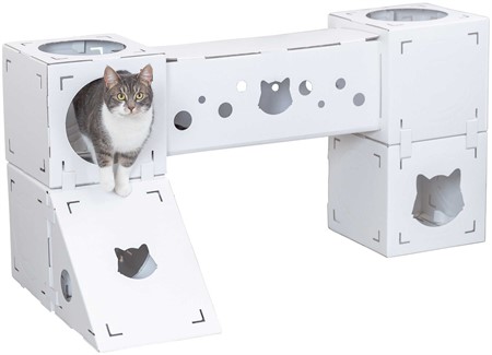 (BV)Finca Felice kattmöbel, wellpapp, 125 × 62 × 62 cm, vit