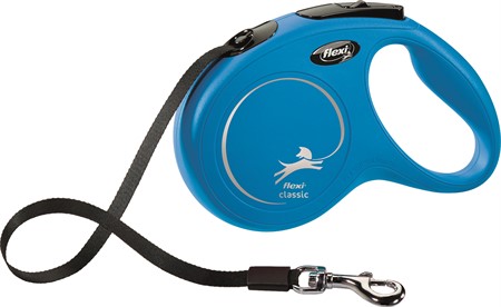 flexi New CLASSIC, M:5 m band, blå