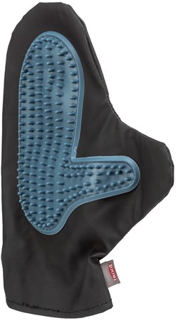 Pälsvårdshandske, höger, 14x25 cm, blå