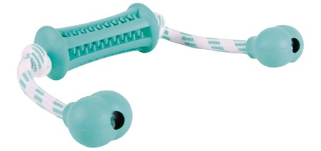Denta Fun, rulle med rep, naturgummi, 9 cm/37 cm