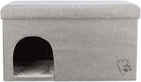 Koja Kimy, 72 × 40 × 40 cm, ljusgrå