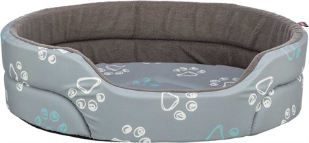 (BV)Jimmy bädd, oval, 45 × 35 cm, ljusgrå/mörkgrå