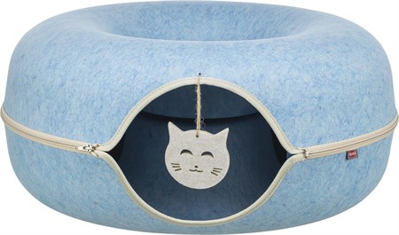 Lekdonut, filt, Ø 60 cm, blå