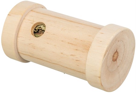 Snacksrulle, trä, obehandlad, ø 6 x 11 cm