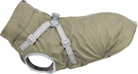 Pontis regntäcke med sele, XXS: 24 cm, olivgrön