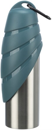 JP, Flaska med skål, rostfri/plast, 750 ml, petrol