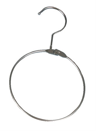 Koppelring med krok, ø 12 cm