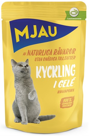 Mjau kyckling i gelé 85g