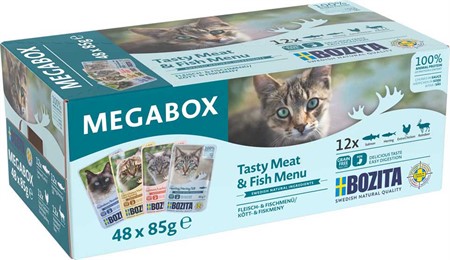Bozita katt pouch CIS Megabox 48x85g