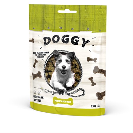 Doggy Promenadgodis nöt 150 g