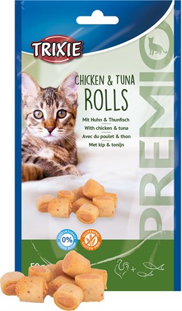 PREMIO Chicken & Tuna Roll, 50 g