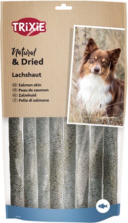 Laxskinnsrullar, torkade, 150 g