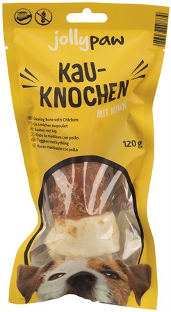 JP, Tuggknut, vit, kyckling, 18 cm, 120 g