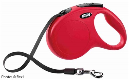 flexi New CLASSIC, M:5 m band, röd