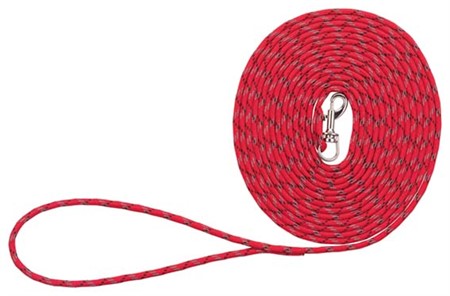 Junior spårlina, 4 m/ø 4 mm, röd