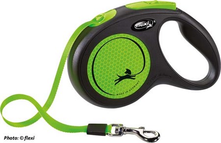 flexi New NEON, band, M: 5 m, neongrön